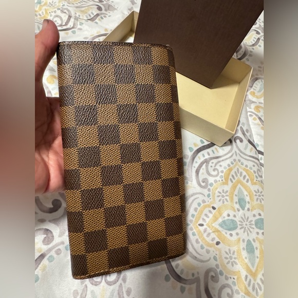 Authentic Louis Vuitton long wallet Porte feuille sarah bifold brown Damier - Picture 6 of 9